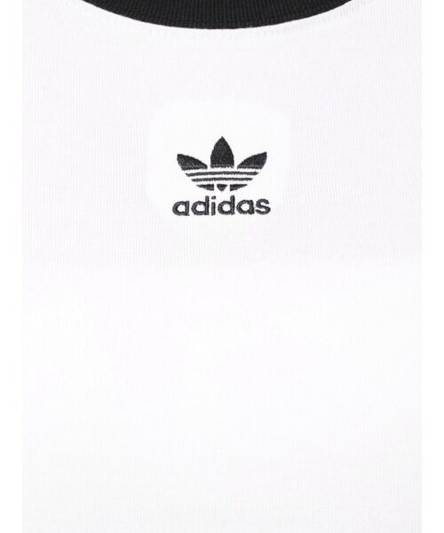 adidas Originals(アディダスオリジナルス)の「adidas oroginals 3S BABY TEE(Tシャツ/カットソー・レディース・オフホワイト/ブラック・MEDIUM)」の20枚目の写真
