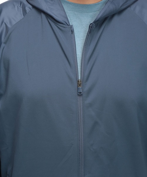 UNDER ARMOUR(アンダーアーマー)の「UNDER ARMOUR (アンダーアーマー) FITTED 切り替え フルジップ パーカー MOTIVATE KNIT FZ HD(パーカー・メンズ・ダークグレー/ホワイト・3XL/4XL/5XL)」の4枚目の写真