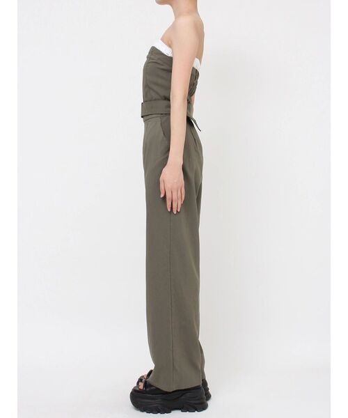 EVRIS(エヴリス)の「ベアオールインワン(つなぎ/オールインワン・レディース・アイボリー/カーキ/ブラック・SMALL/MEDIUM)」の20枚目の写真