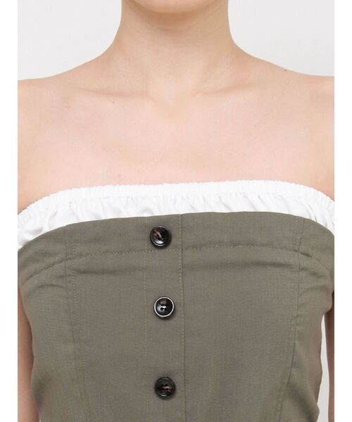 EVRIS(エヴリス)の「ベアオールインワン(つなぎ/オールインワン・レディース・アイボリー/カーキ/ブラック・SMALL/MEDIUM)」の22枚目の写真