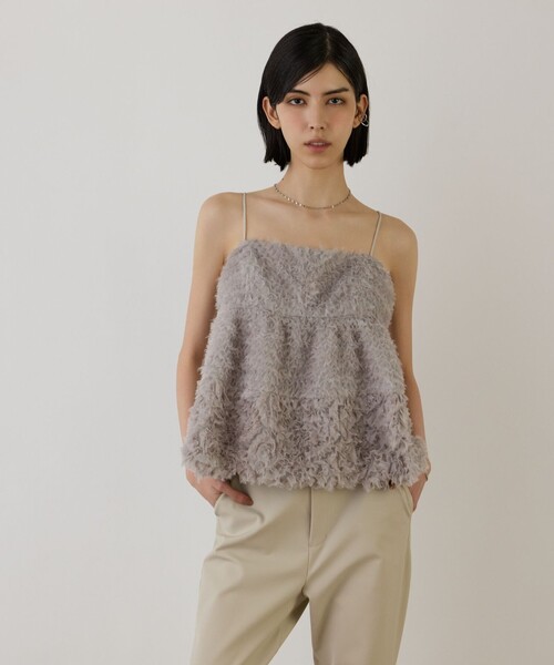 GRACE CONTINENTAL / グレースコンチネンタル レースキャミ付カフタンブラウス レースケープブラウス / GRACE CONTINENTAL | GRACE CONTINENTAL