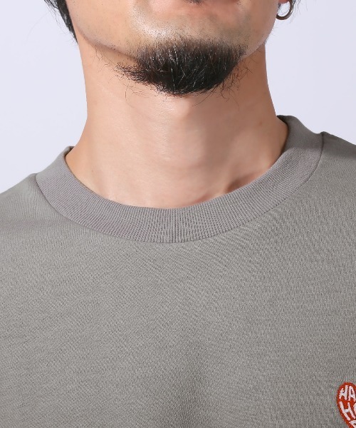 LUXSTYLE（ラグスタイル）の「ワンポイント刺繍入りロンT（Tシャツ/カットソー・メンズ・ネイビー/ホワイト/グレー/ブラック・L/XL/M）」の15枚目の写真
