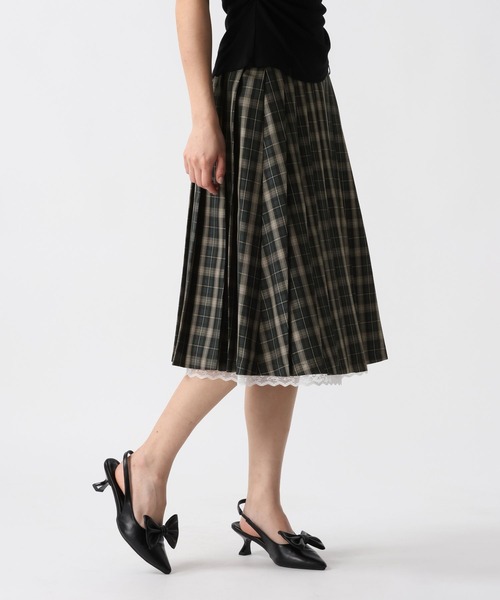 完売品✨美品✨2025年　ドゥロワー レースニットスカート　ミモレ　黒　M 現行 完売品✨美品✨2025年 ドゥロワー レースニットスカート ミモレ 黒 M 現行