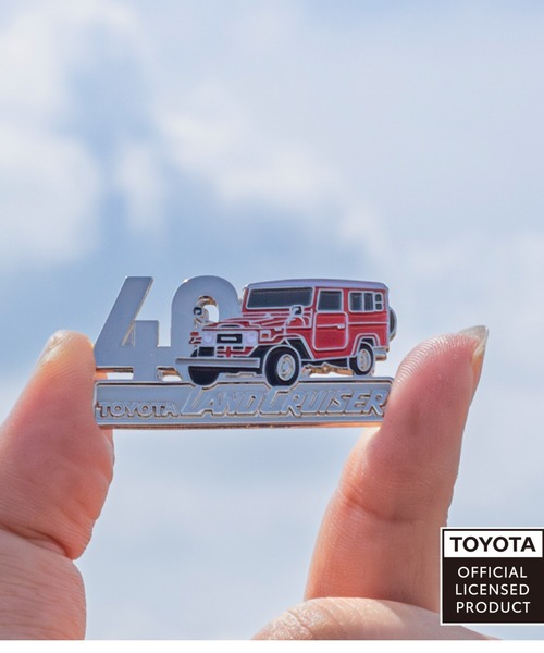 ランクル　ピンバッジ BUTTON＆CUFFLINKS ボタンアンドカフリンクス：ランドクルーザー