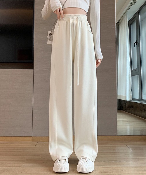 ダンロップ スエット・パンツ 上下　Ⅼサイズ　美品 セール】ライン ワイド スウェット トラック パンツ（スウェット