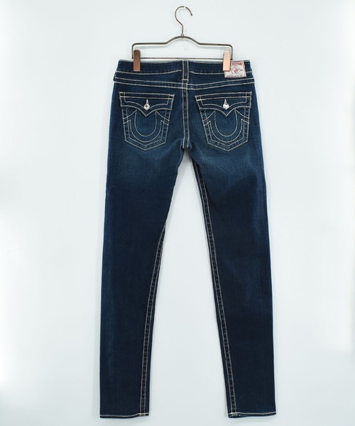 TRUE RELIGION（トゥルーレリジョン）の「【ヴィンテージ古着】Y2K TRUE RELIGION デザイン スリム デニムパンツ（デニムパンツ・メンズ・ブルー・MEDIUM）」の9枚目の写真