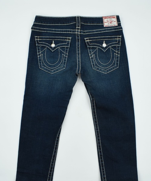 TRUE RELIGION（トゥルーレリジョン）の「【ヴィンテージ古着】Y2K TRUE RELIGION デザイン スリム デニムパンツ（デニムパンツ・メンズ・ブルー・MEDIUM）」の10枚目の写真
