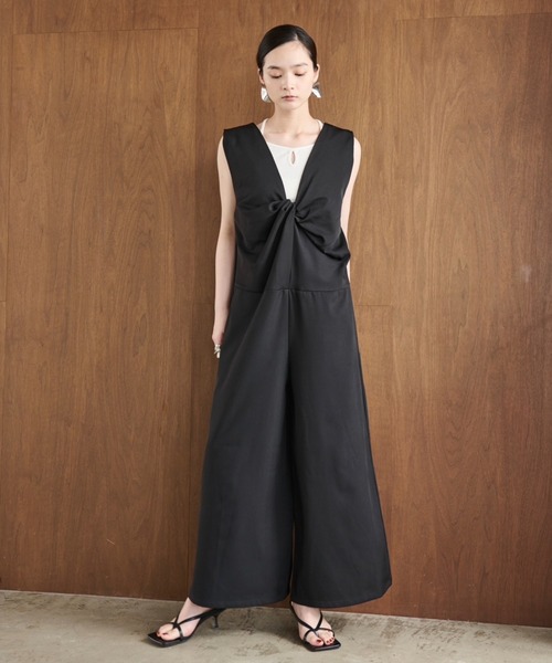 AIC.（エーアイシー）の「クロスデザインリブトップス（タンクトップ・レディース・アイボリー/ブラック・FREE）」の18枚目の写真