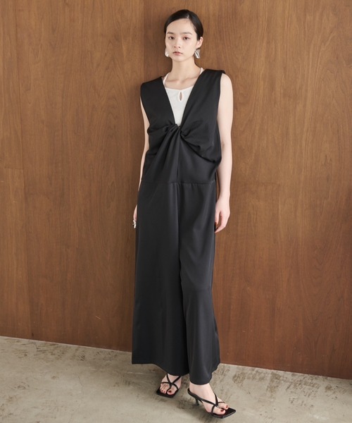 AIC.（エーアイシー）の「クロスデザインリブトップス（タンクトップ・レディース・アイボリー/ブラック・FREE）」の19枚目の写真