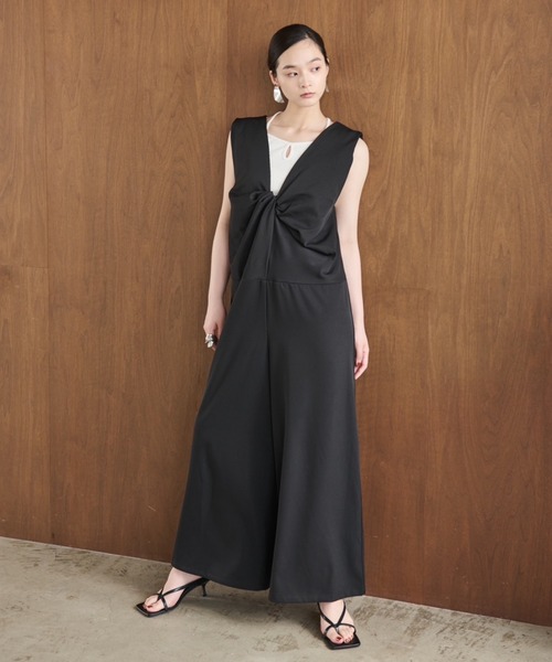 AIC.（エーアイシー）の「クロスデザインリブトップス（タンクトップ・レディース・アイボリー/ブラック・FREE）」の20枚目の写真