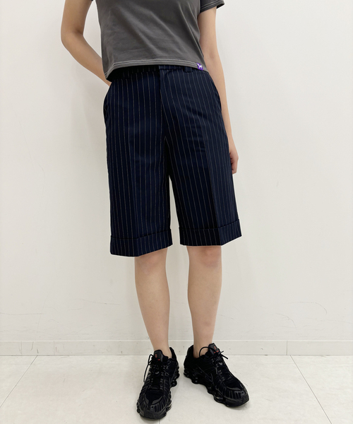 セール】ストライプハーフ スラックスパンツ（その他パンツ