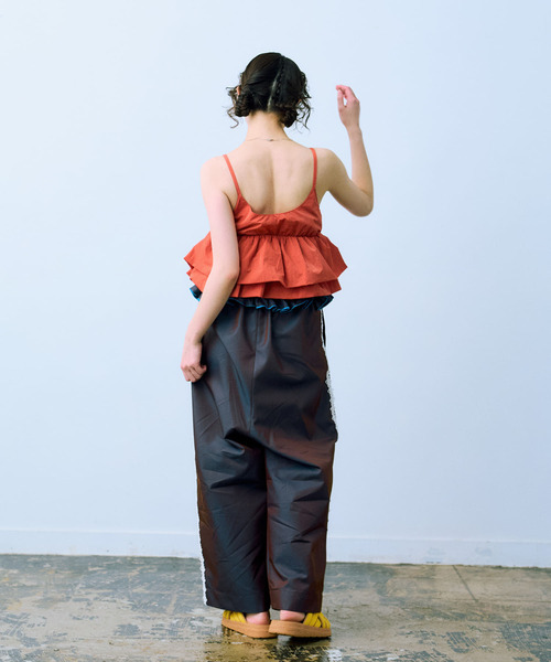 THE GOODLAND MARKET(ザグッドランドマーケット)の「cwtch 2WAY BUSTIER(キャミソール・レディース・ライトグレー/レッド/ブラック・FREE)」の13枚目の写真