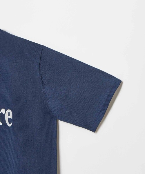 allureville(アルアバイル)の「エンブロイダリーロゴニットT(ニット/セーター・レディース・オフホワイト/ライトイエロー/ネイビー・2)」の12枚目の写真