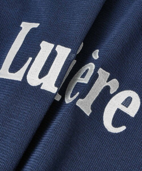 allureville(アルアバイル)の「エンブロイダリーロゴニットT(ニット/セーター・レディース・オフホワイト/ライトイエロー/ネイビー・2)」の14枚目の写真