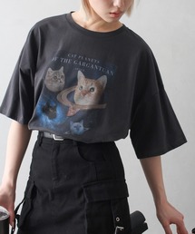 宇宙ねこ　ＢＩＧ　Ｔシャツ