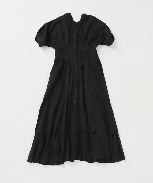 ne Quittez pas Cotton Jacquard ワンピース WEB限定》【洗える】ne Quittez pas/ヌキテパ COTTON JACQUARD