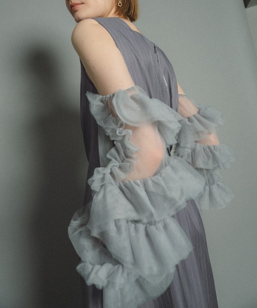 Frourish attched dress（ドレス）｜et.UNiVER（エトユニベール）の