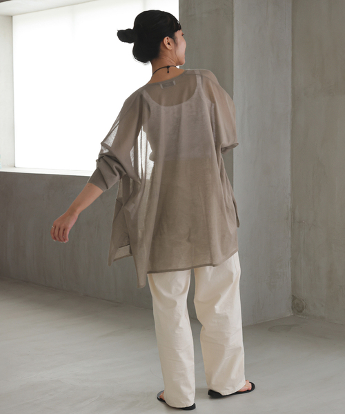 SLOBE IENA - 未使用☆ARKLEY KNIT SHEER☆シアーカーディガン SLOBE IENA - 未使用☆ARKLEY KNIT SHEER☆シアーカーディガンの