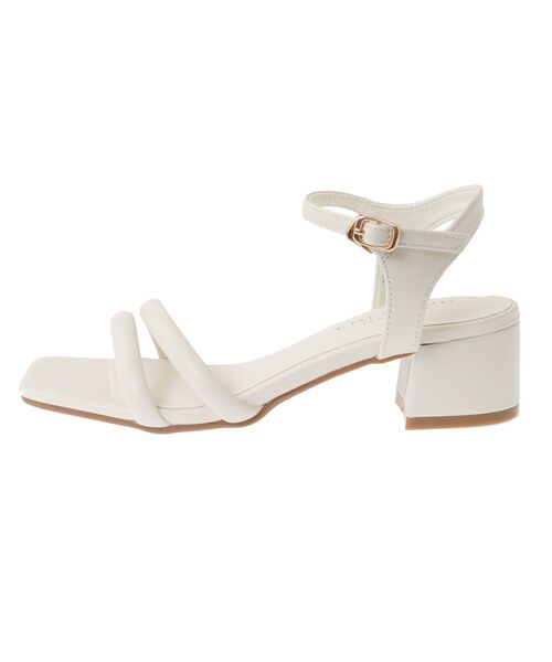 Green　Parks（グリーンパークス）の「ETS.スクエアトゥアンクルストラップサンダル（サンダル・レディース・ブラック/アイボリー/ミント・XS/S/L/M/XL）」の18枚目の写真