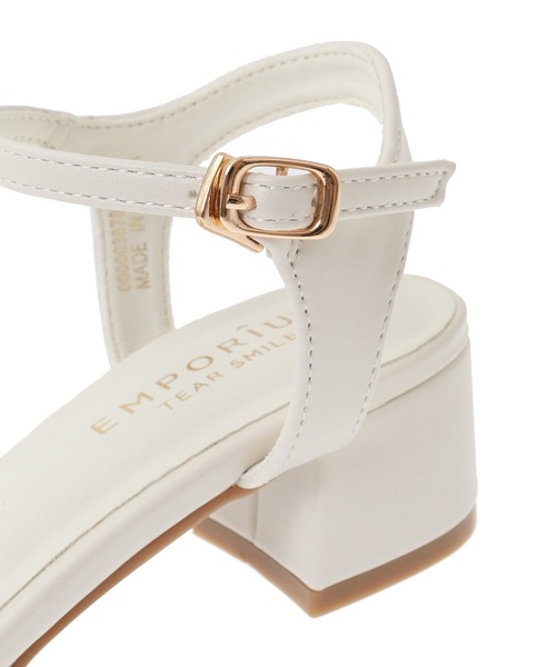 Green　Parks（グリーンパークス）の「ETS.スクエアトゥアンクルストラップサンダル（サンダル・レディース・ブラック/アイボリー/ミント・XS/S/L/M/XL）」の5枚目の写真