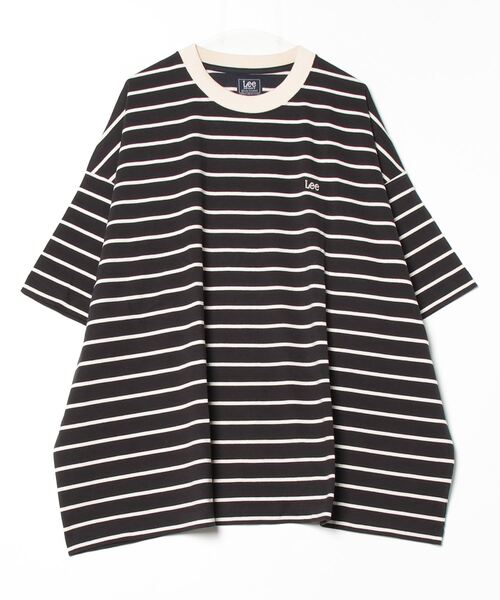 Lee（リー）の「LEE /BORDER BIG TEE/LT3202（Tシャツ/カットソー・メンズ・ネイビー/ホワイト/ブラック・FREE）」の13枚目の写真