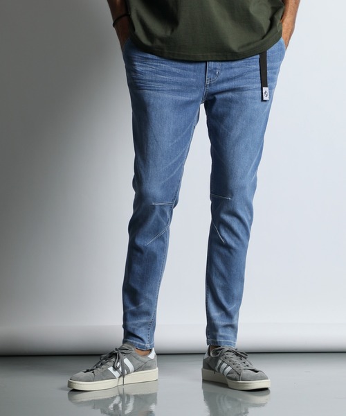 The DUFFER of ST.GEORGE  Sサイズ　イージーデニム RE PET VERTICAL STRETCH DENIM：サステナブル リサイクルデニム