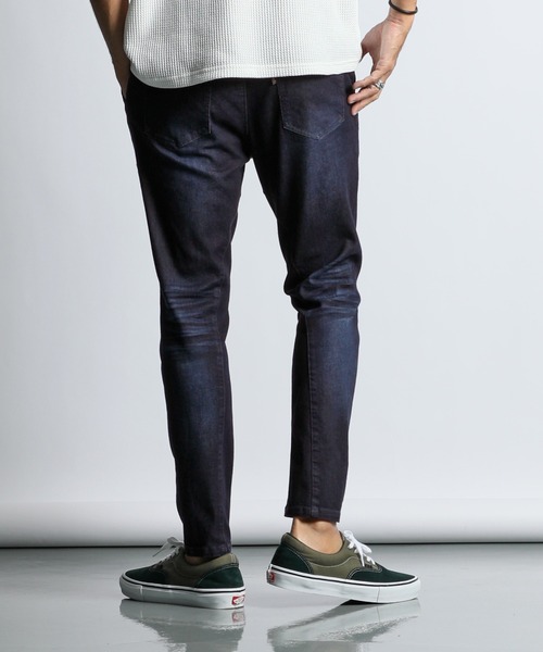 世界有名な RE リサイクルデニム DENIM：サステナブル STRETCH VERTICAL PET パンツ