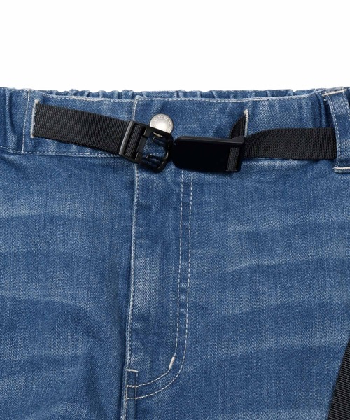 The DUFFER of ST.GEORGE（ザダファーオブセントジョージ）の「RE PET VERTICAL STRETCH DENIM：サステナブル リサイクルデニム 立体裁断イージーデニムパンツ（デニムパンツ・メンズ・インディゴブルー/チャコールグレー/ダークインディゴブルー・X-LARGE/LARGE/MEDIUM/SMALL）」の18枚目の写真