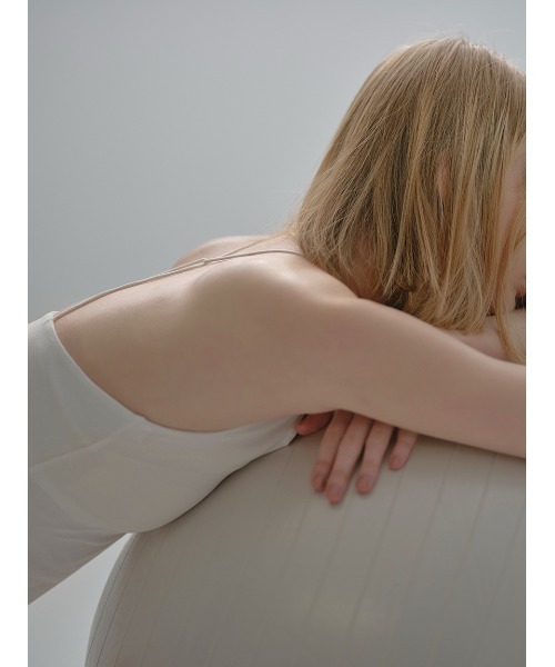 UNDERSON UNDERSON（アンダーソン アンダーソン）の「Ｘストラップカップインキャミ（キャミソール・レディース・ホワイト/ブラック・0/1）」の14枚目の写真