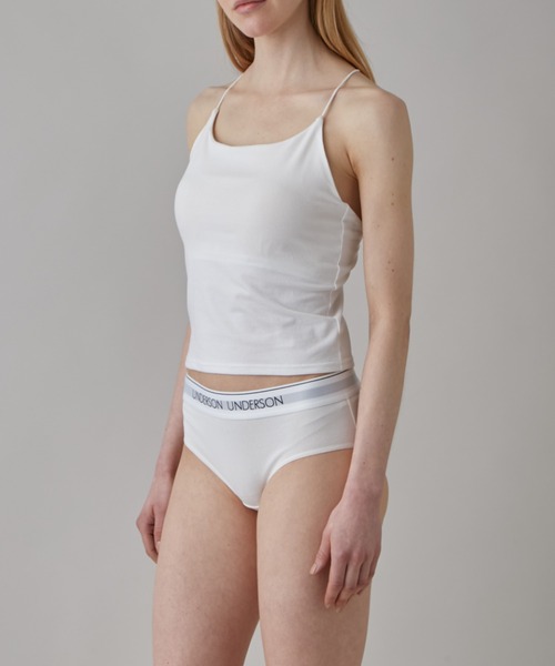 UNDERSON UNDERSON（アンダーソン アンダーソン）の「Ｘストラップカップインキャミ（キャミソール・レディース・ホワイト/ブラック・0/1）」の17枚目の写真