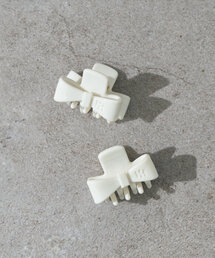 Kastane（カスタネ）の「【fiw.】リボンミニクリップSET（バレッタ/ヘアクリップ）」