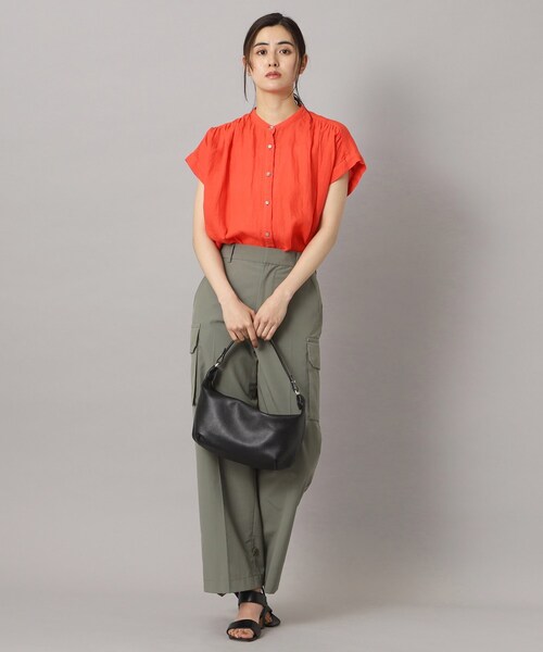 DRESSTERIOR（ドレステリア）の「MILOS（ミロス）ワンハンドルショルダーバッグ（ショルダーバッグ・レディース・ブラック/ダークブラウン・00）」の4枚目の写真