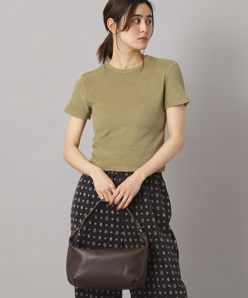 DRESSTERIOR（ドレステリア）の「MILOS（ミロス）ワンハンドルショルダーバッグ（ショルダーバッグ・レディース・ブラック/ダークブラウン・00）」の5枚目の写真