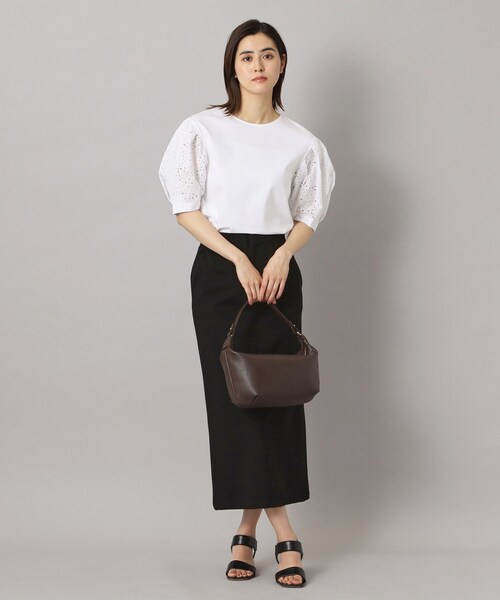 DRESSTERIOR（ドレステリア）の「MILOS（ミロス）ワンハンドルショルダーバッグ（ショルダーバッグ・レディース・ブラック/ダークブラウン・00）」の6枚目の写真