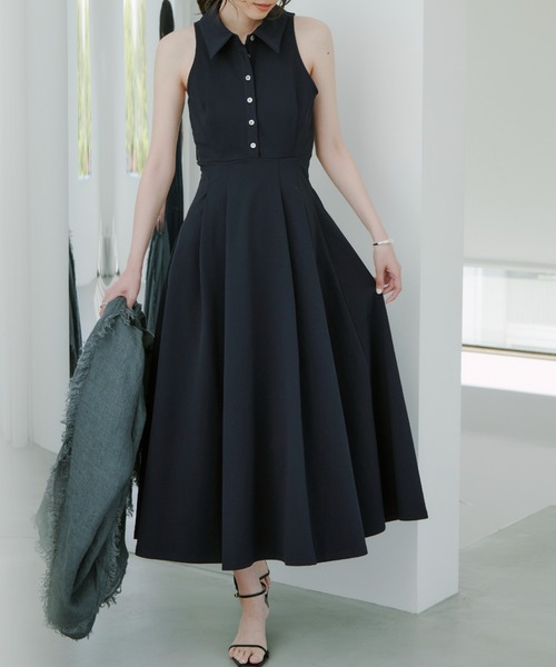 アメスリカットロングワンピース（ワンピース）｜anuans（アニュアンス