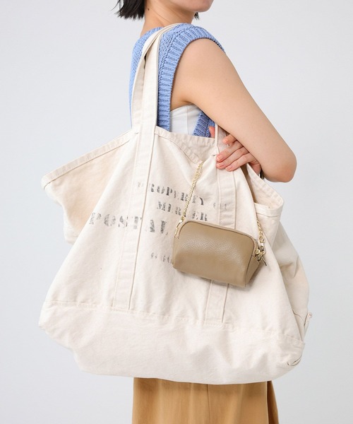 jj mercer（ジェイジェイマーサー）の「【J.J. Mercer】＜別注＞キャンバストートバッグL（トートバッグ・レディース・オフホワイト・フリー）」の12枚目の写真