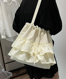 フリルトートバッグ