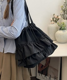 フリルトートバッグ