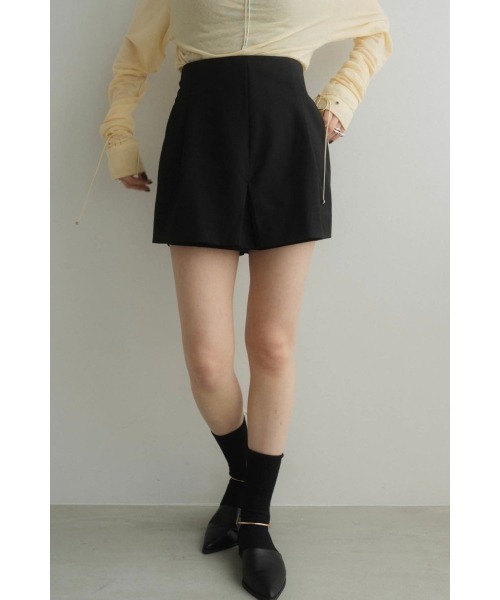 Knuth Marf(クヌースマーフ)の「high waist front skirt(スカート・レディース・ブラック・MEDIUM/SMALL)」の3枚目の写真