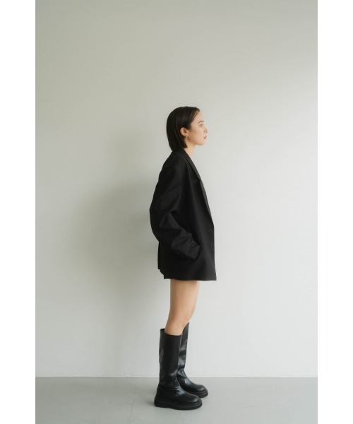 Knuth Marf(クヌースマーフ)の「high waist front skirt(スカート・レディース・ブラック・MEDIUM/SMALL)」の8枚目の写真