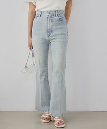 one after another NICE CLAUP | ビジューフレアデニムパンツ(デニムパンツ)