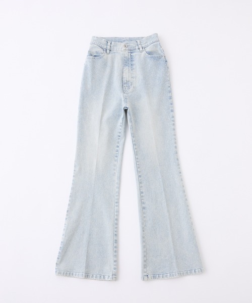 one after another NICE CLAUP(ワンアフターアナザーナイスクラップ)の「ビジューフレアデニムパンツ(デニムパンツ・レディース・ブルー系その他/ブルー/ネイビー・SMALL/MEDIUM)」の21枚目の写真