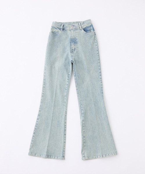 one after another NICE CLAUP(ワンアフターアナザーナイスクラップ)の「ビジューフレアデニムパンツ(デニムパンツ・レディース・ブルー系その他/ブルー/ネイビー・SMALL/MEDIUM)」の22枚目の写真