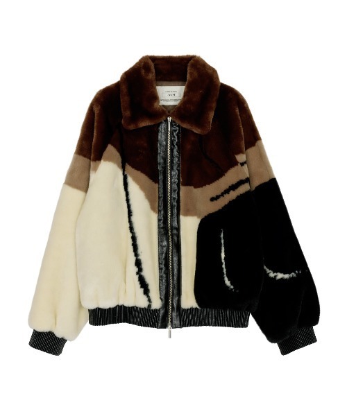 【ameri】新品・タグ付　DESSERT CUP FUR BLOUSON DESSERT CUP FUR BLOUSON（ブルゾン）｜Ameri（アメリ）のファッション