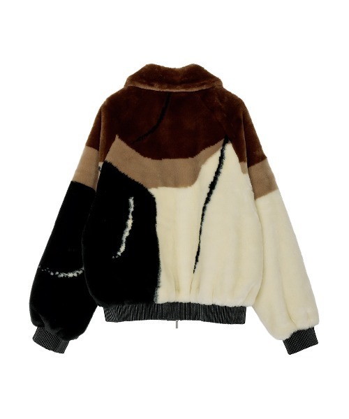 【ameri】新品・タグ付　DESSERT CUP FUR BLOUSON DESSERT CUP FUR BLOUSON（ブルゾン）｜Ameri（アメリ）のファッション