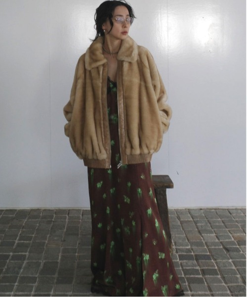 新品Ameri vintage DESSERT CUP FUR BLOUSON DESSERT CUP FUR BLOUSON