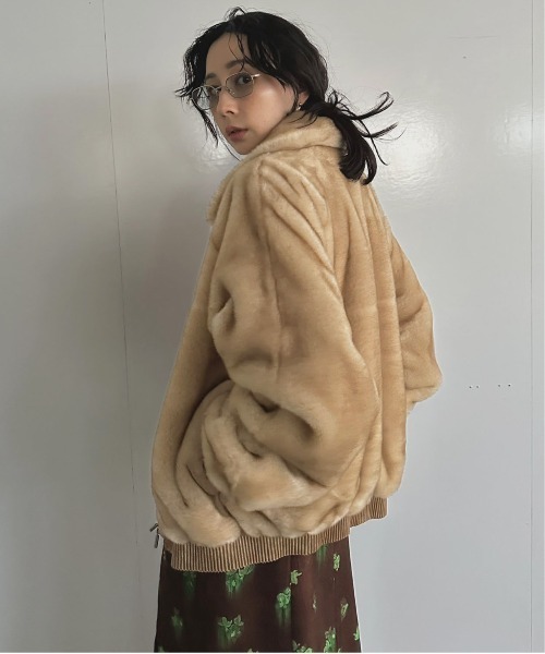 新品Ameri vintage DESSERT CUP FUR BLOUSON DESSERT CUP FUR BLOUSON