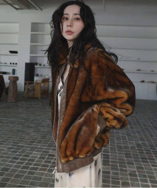 DESSERT CUP FUR BLOUSON（ブルゾン）｜Ameri（アメリ）のファッション