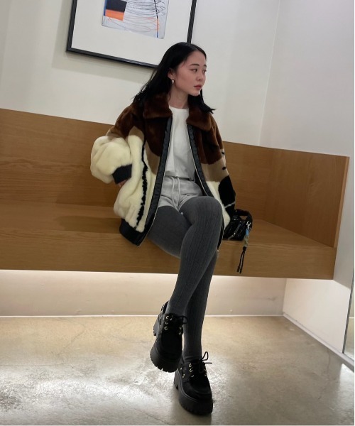 セール】DESSERT CUP FUR BLOUSON（ブルゾン）｜Ameri（アメリ）の