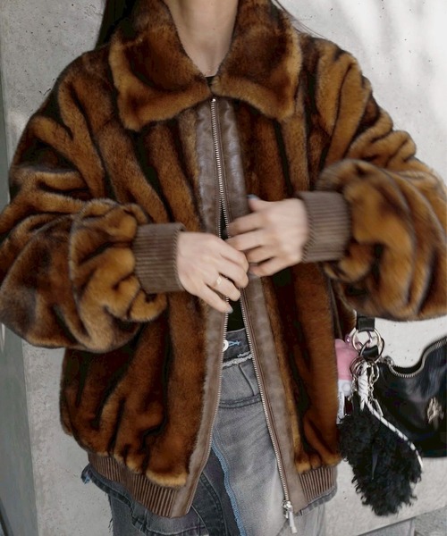 DESSERT CUP FUR BLOUSON（ブルゾン）｜Ameri（アメリ）のファッション